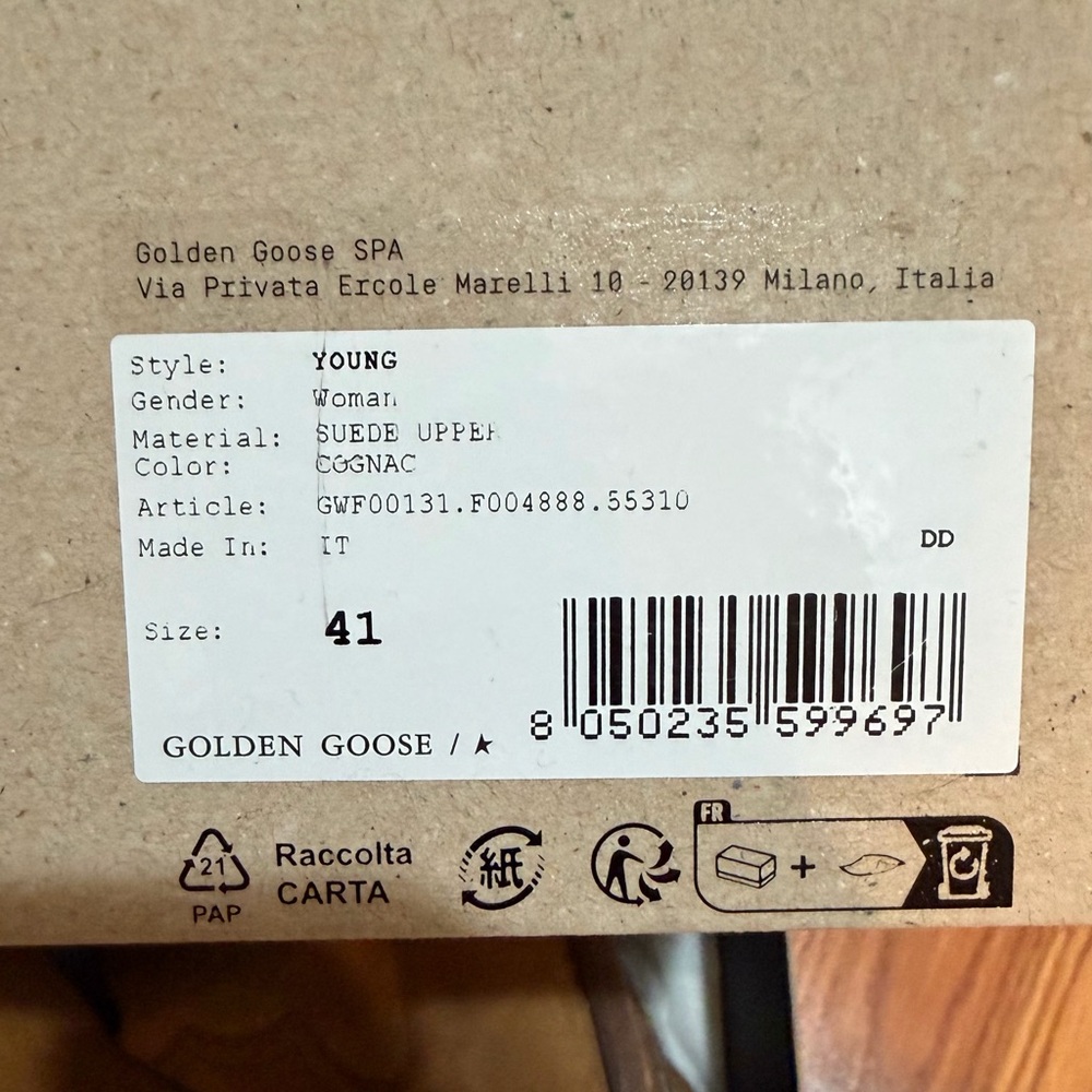 Golden Goose Young Western Boots, Cognac - Picture 11 of 15